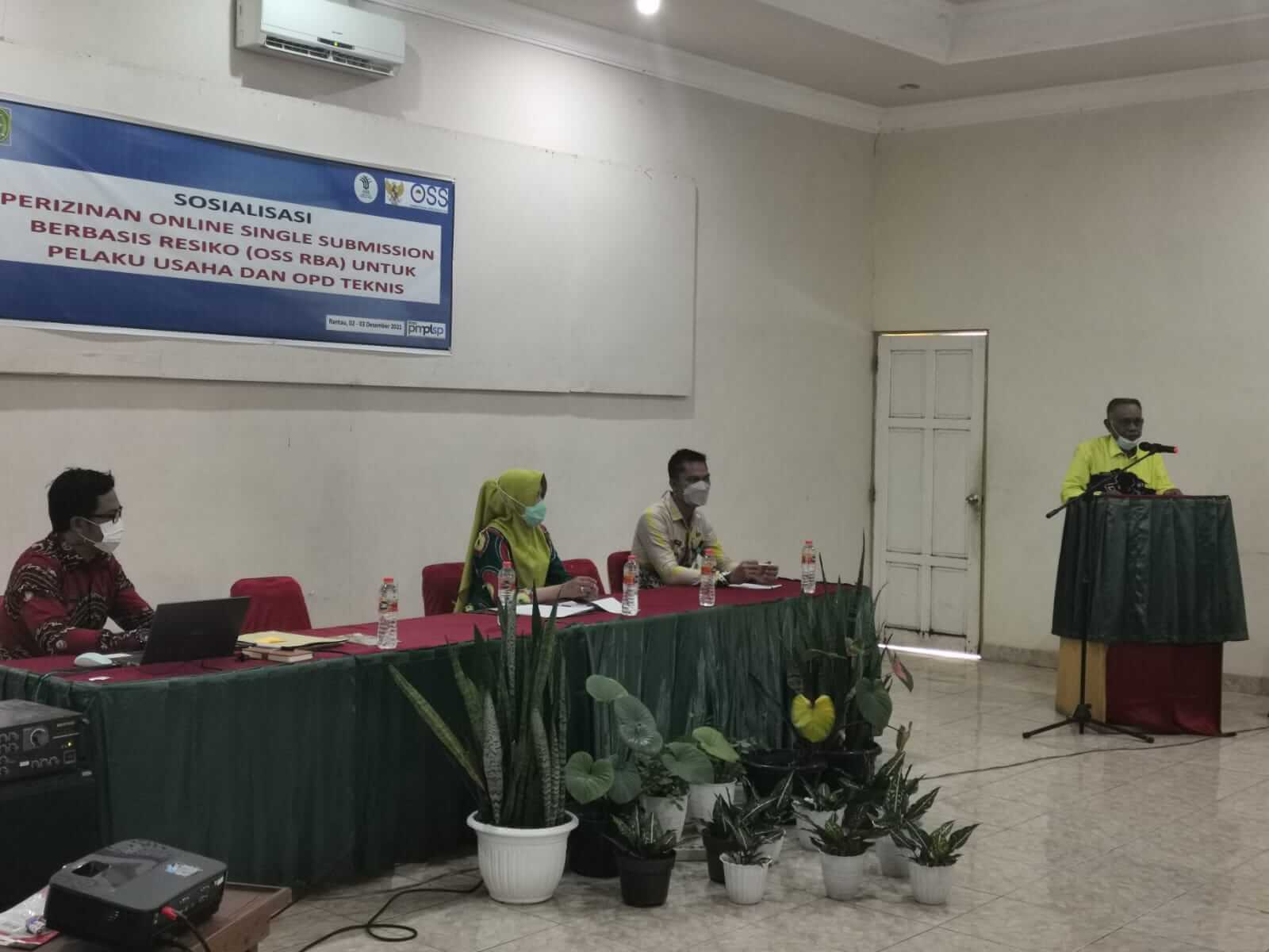 Sosialisasi OSS-RBA dan LKPM, Permudah Izin Pelaku Usaha