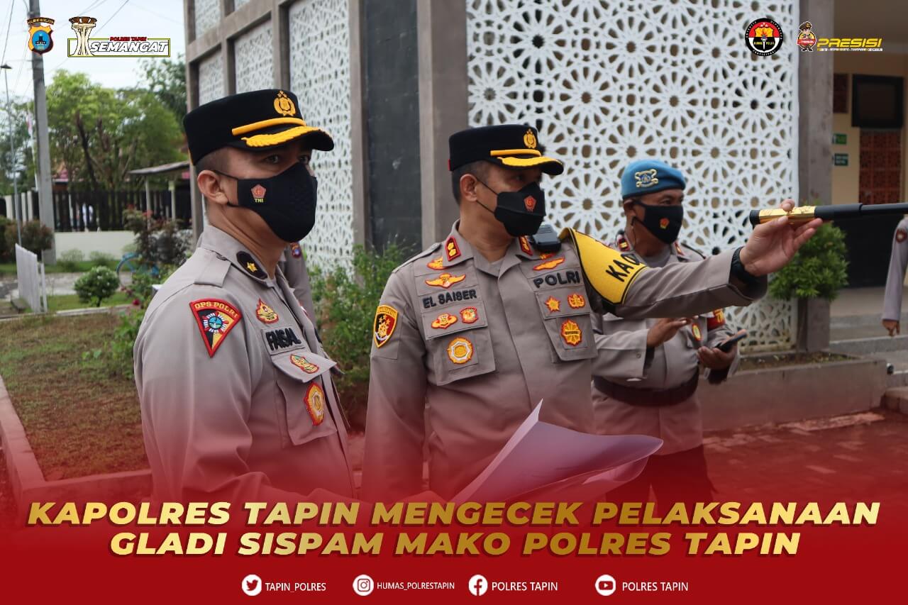 Antisipasi Hal Tak Diinginkan, Polres Tapin Kini Dilengkapi Alarm Styling Sispam