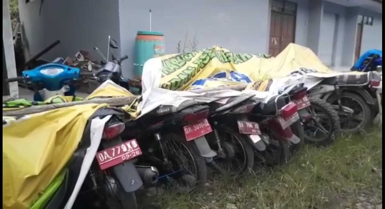 Tapin Siap Lelang Ratusan Motor Dan Mobil Inventaris