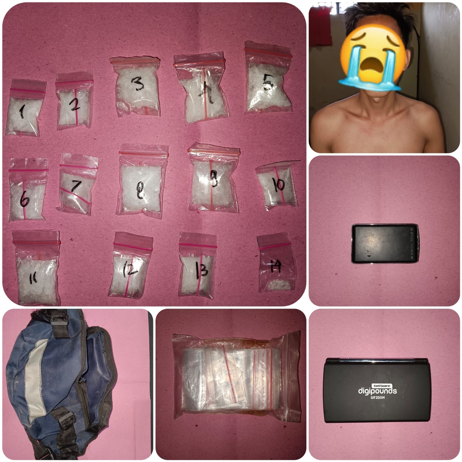 Polsek Binuang Berhasil Ringkus Pengedar Sabu - Sabu Seberat 51 Gram