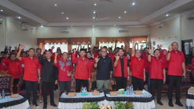 Rakercab PDI Perjuangan Tapin, Targetkan 4 Kursi Dewan dan Menangkan Ganjar Mahfud