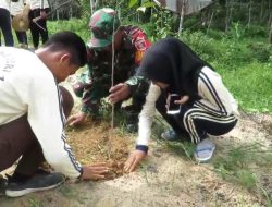 Cegah Banjir Dan Longsor, Dandim 1010/Tapin Pimpin Penanaman Bibit Pohon