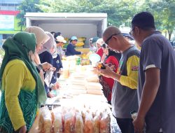 Memeriahkan MTQ Nasional tingkat Provinsi Kalsel, DPMPTSP Tapin Adakan Bazar Murah