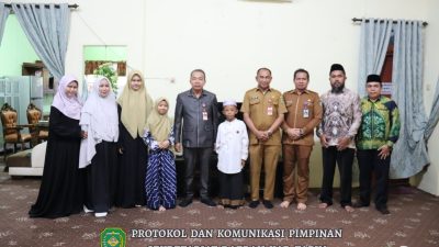 Syarifuddin Kunjungi Pemondokan Kafilah Tapin Untuk Memberikan Motivasi dan Semangat