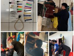 Rutin, Rutan Kelas IIB Rantau Kembali Gelar Razia Hunian Warga Binaan
