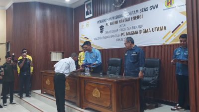 20 Pemuda di Tapin Resmi Dikukuhkan sebagai Driver dan Mekanik Alat Berat melalui Program Beasiswa PT BRE