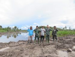 Dandim 1010/Tapin Tinjau Langsung Perluasan Cetak Sawah di Desa Binderang