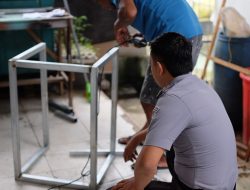 Bangun Karakter Positif, Rutan Rantau Tanamkan Semangat Produktif Lewat Pelatihan Meja Baja Ringan