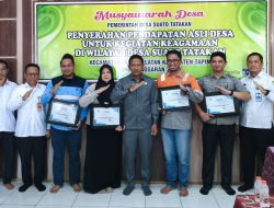 PT AGM Raih Penghargaan dari Desa Suato Tatakan atas Dukungan Penguatan BUMDes