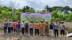 Polres Tapin dan PT BRE Tanam Jagung Perdana, Langkah Nyata Dukung Ketahanan Pangan